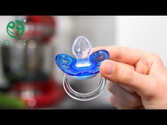 Szybkowiążące żółte smoczki dla niemowląt LSR Food Grade 40 Shore A